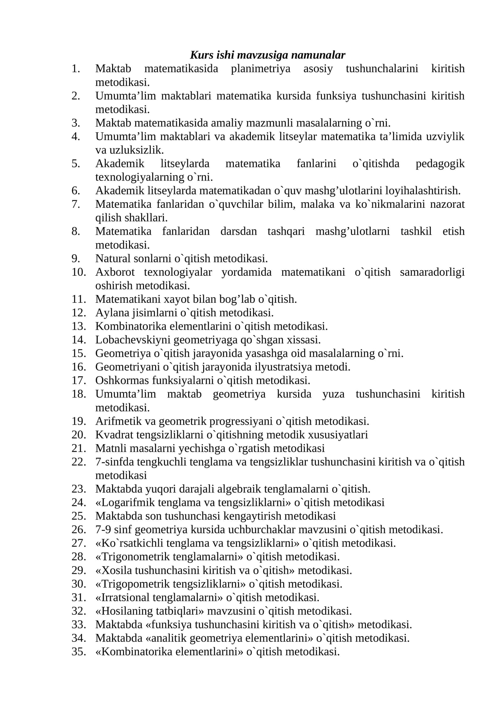 Maktab matematikasida planimetriya asosiy tushunchalarini kiritish metodikasi 1
