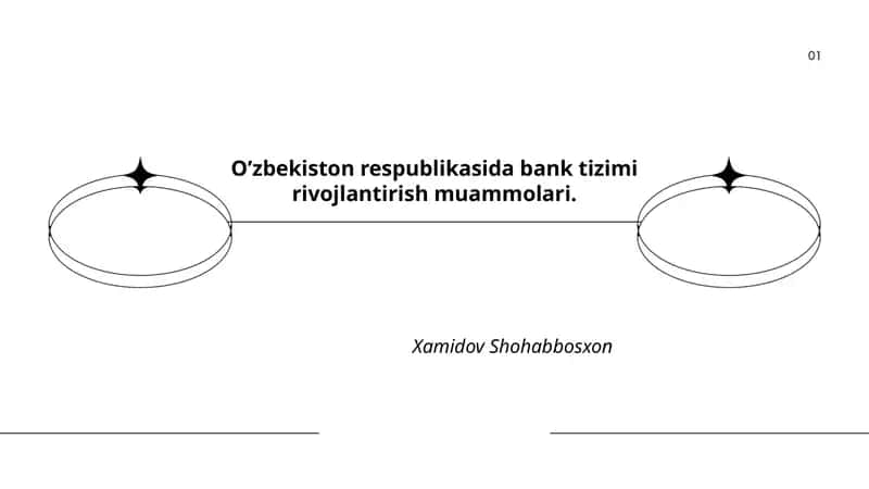 Bank tizimi rivojlantirish muammolari 1