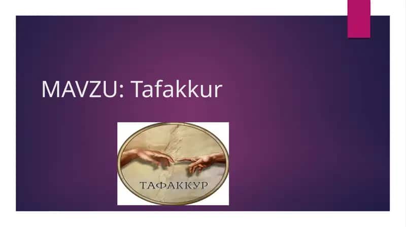 Tafakkur 1