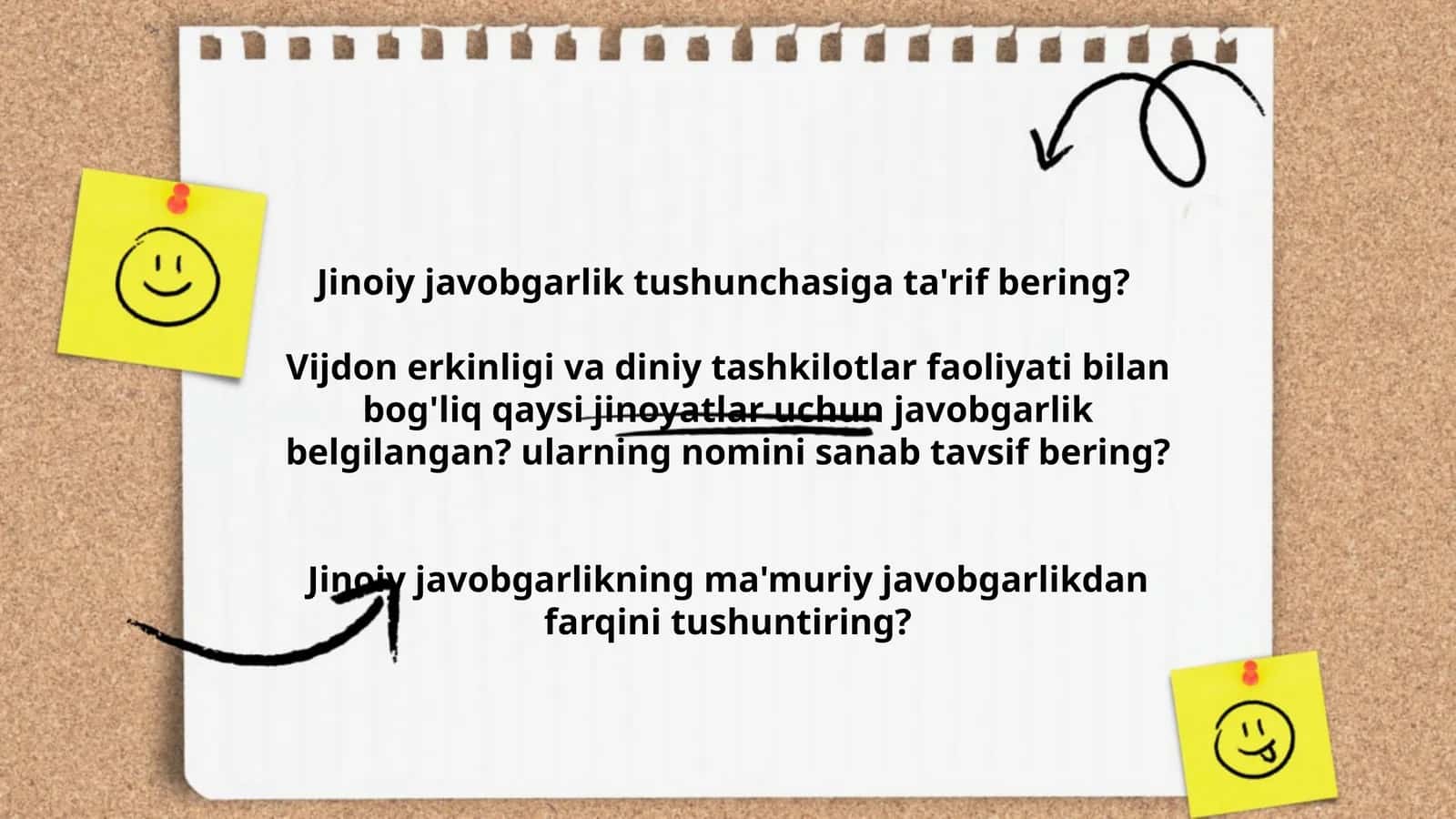 Jinoiy javobgarlik tushunchasi 1