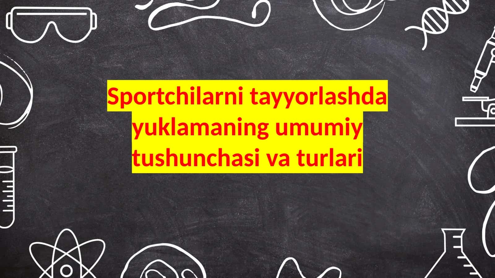 Sportchilarni tayyorlashda yuklamaga umumiy tavsif 1