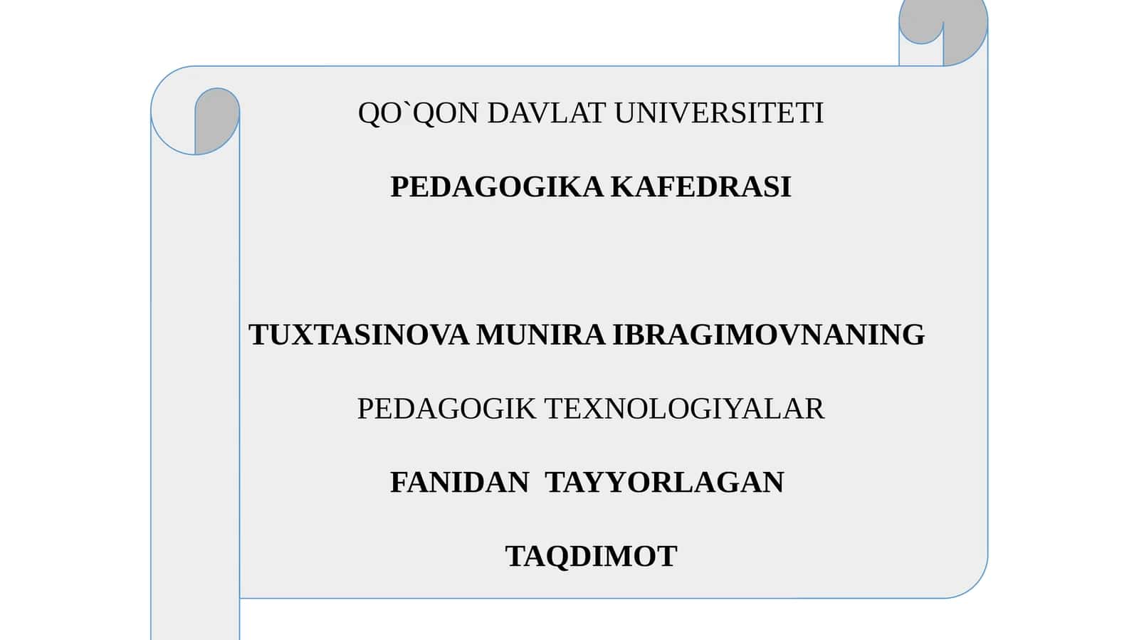 Pedagogik texnologiyalarning rivojlanish tarixi 1