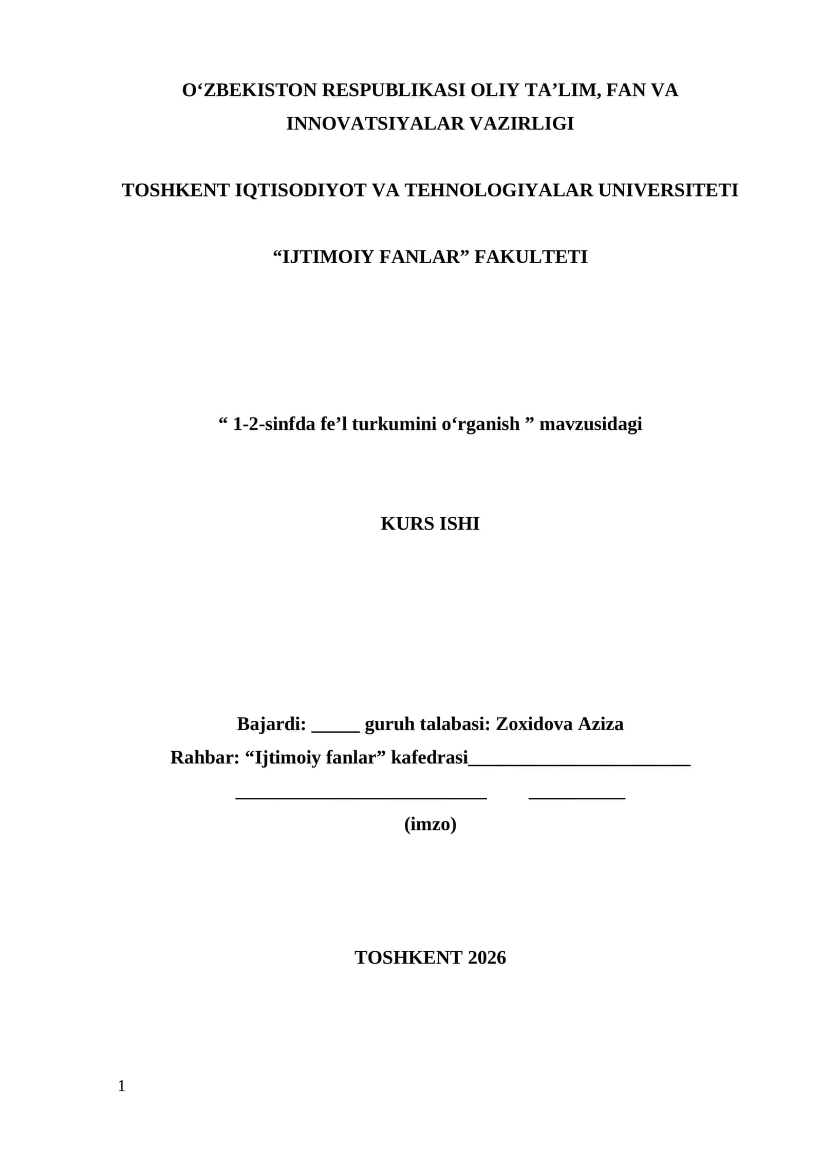 1-2-sinfda fe’l turkumini o‘rganish 1