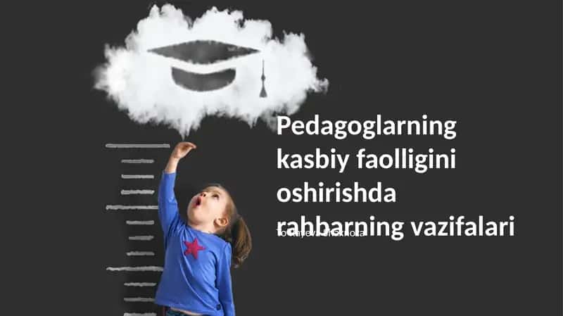 Pedagoglarning kasbiy faolligini oshirishda rahbarning vazifalari 1