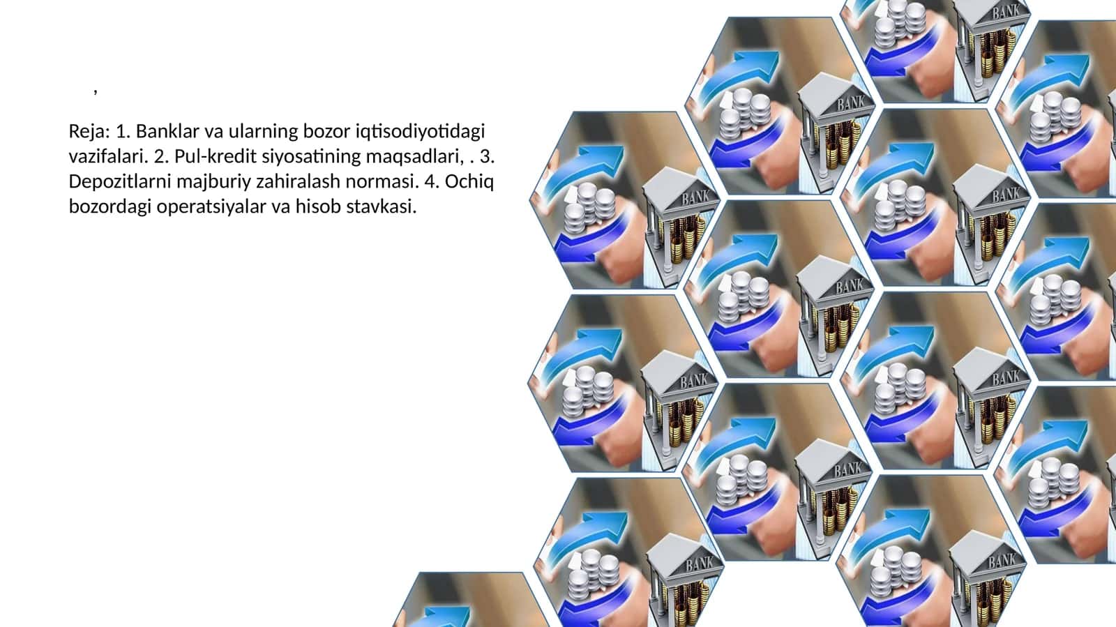 Banklar va ularning Iqtisodiyoti 1
