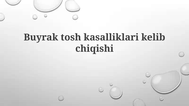Buyraktoshkasalliklarikelibchiqishi 1