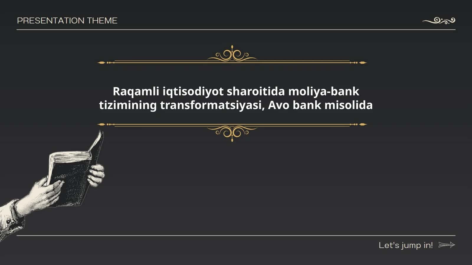 Raqamli iqtisodiyot sharoitida moliya-bank tizimining transformatsiyasi, Avo bank misolida 1