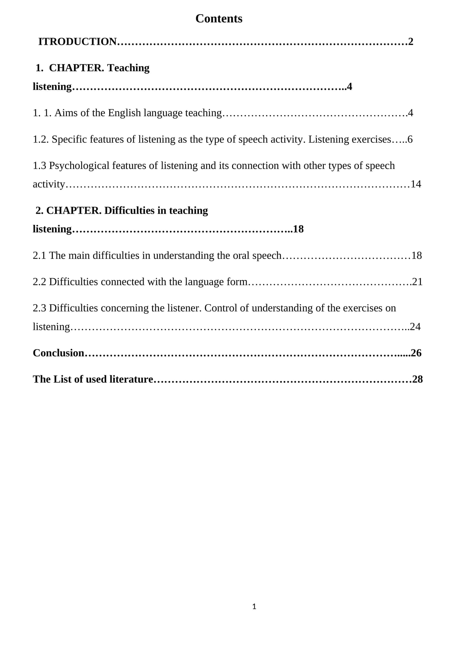 Teaching Listening 1