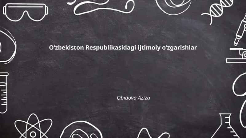 Oʻzbekiston Respublikasidagi ijtimoiy oʻzgarishlar 1