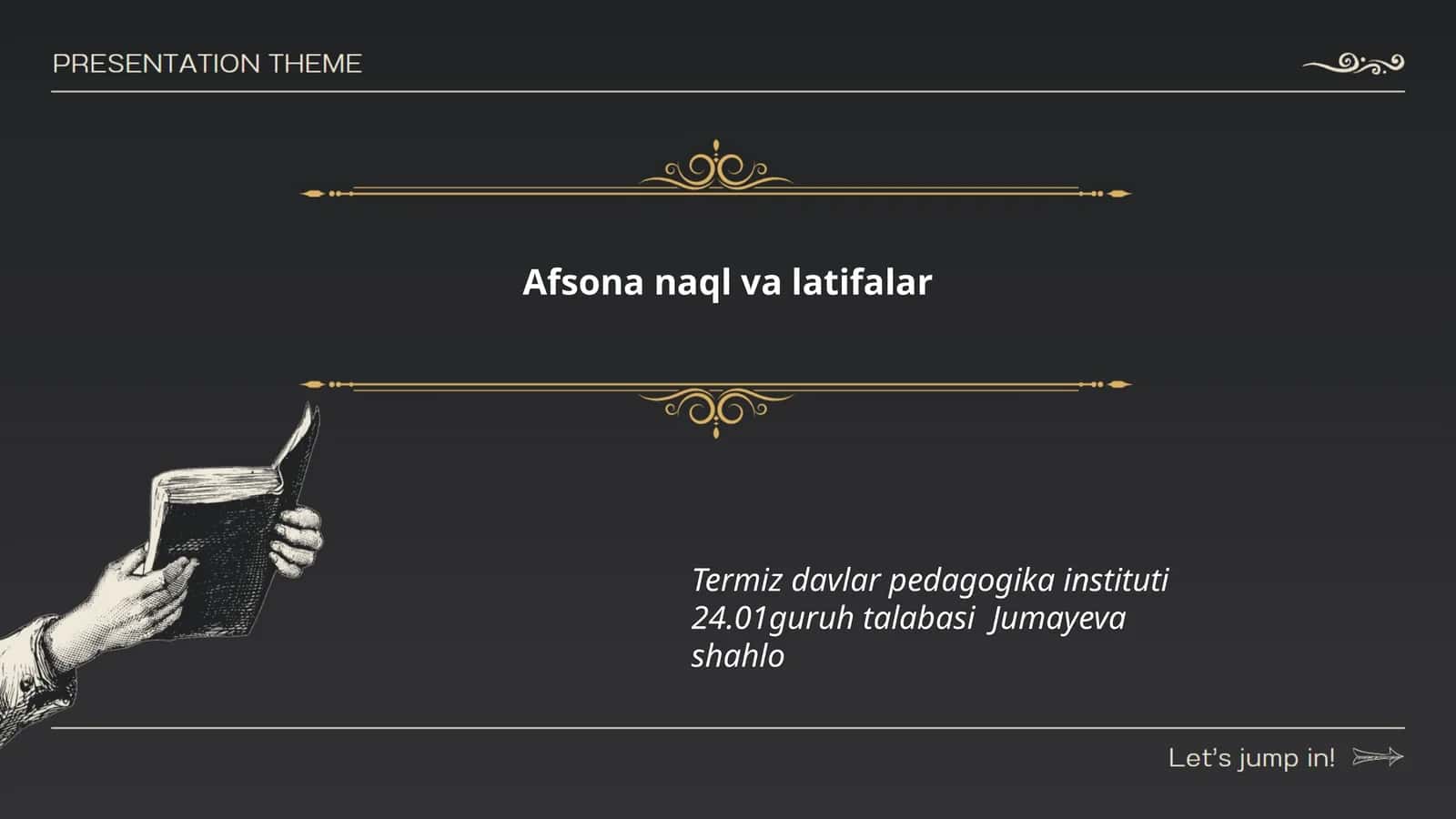 Afsona naql va latifalar 1