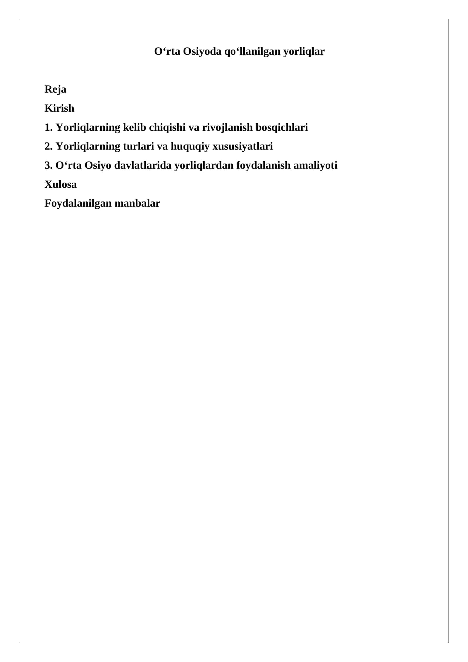 O‘rta Osiyoda qo‘llanilgan yorliqlar 1