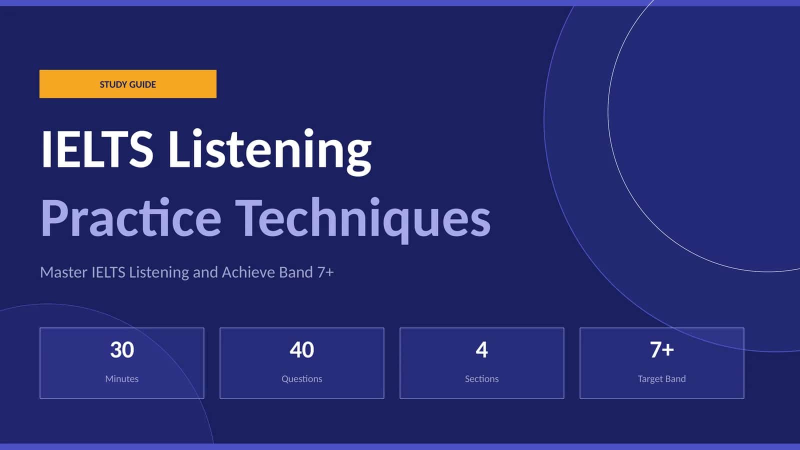 IELTS Listening Practice Techniques 1