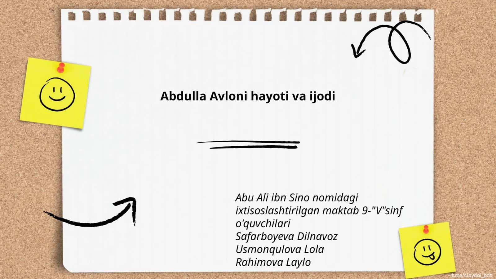 Abdulla Avloni hayoti va ijodi 1