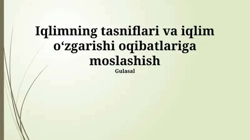 Thornthwaite iqlim tasnifi 1