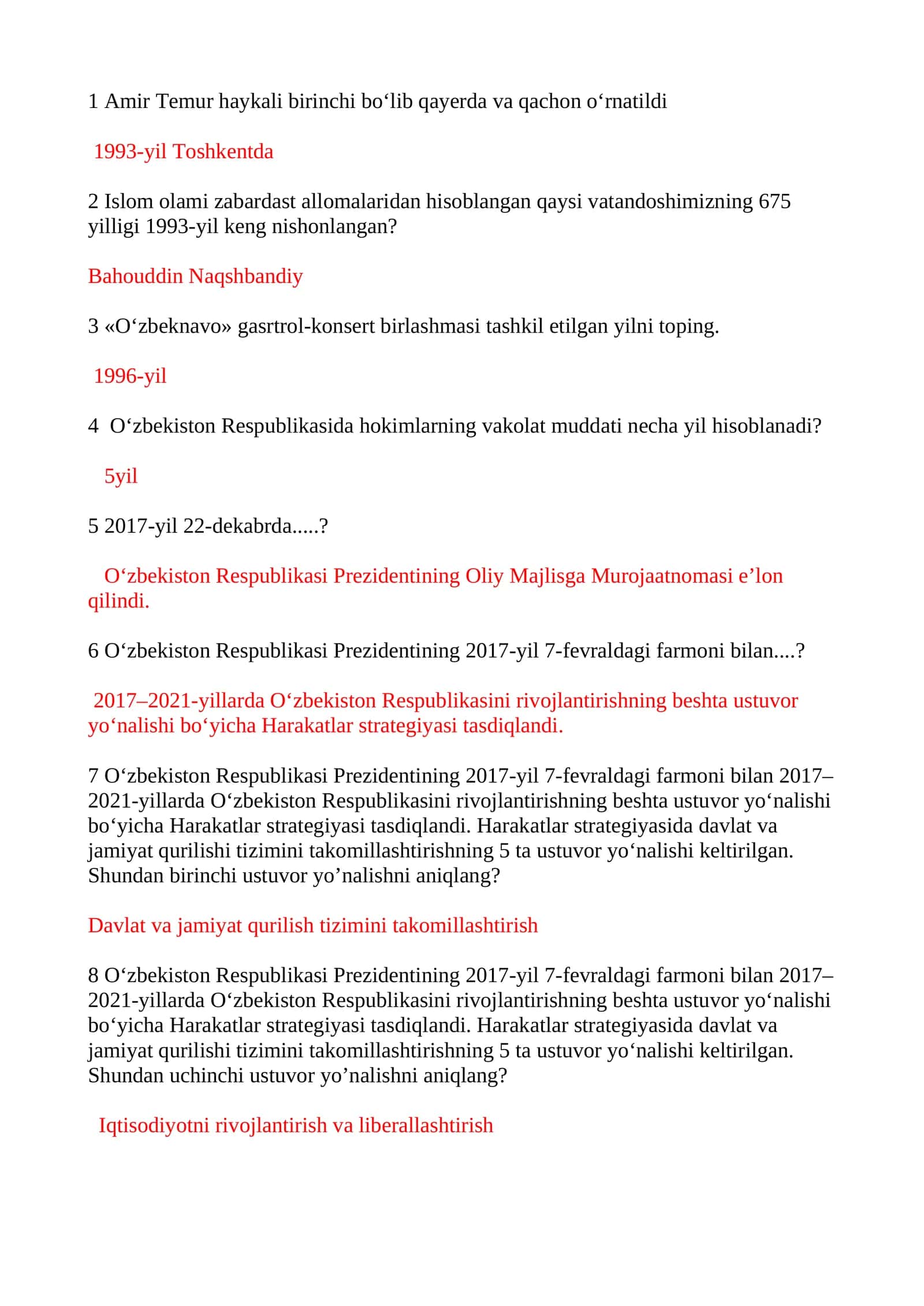 Harakatlar strategiyasi 1