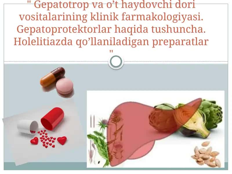 Gepatoprotektorlar 1