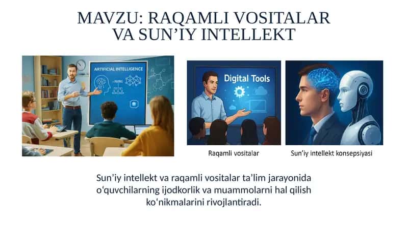 Sun’iy Intellekt va Raqamli Vositalar 1