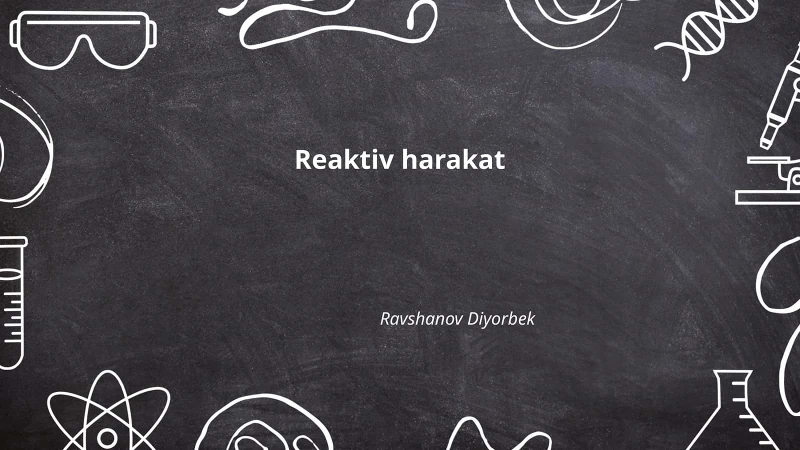 Reaktiv harakat 1