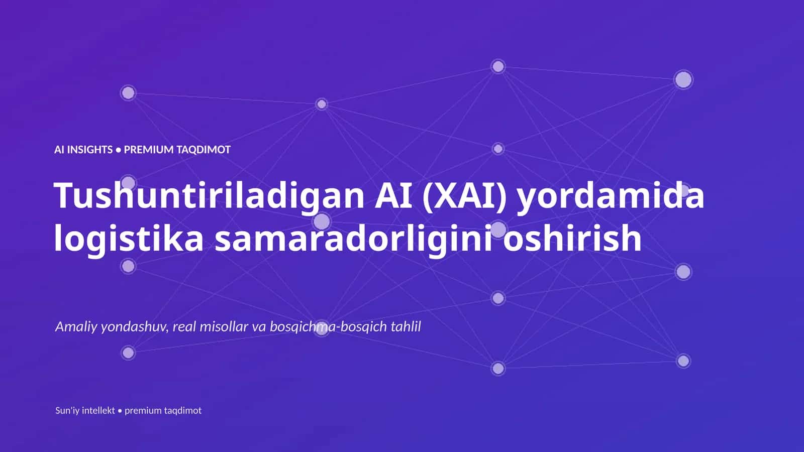 AI INSIGHTS • PREMIUM TAQDIMOT 1