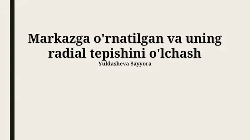Kelajakdagi tadqiqotlar va rivojlantirish 1