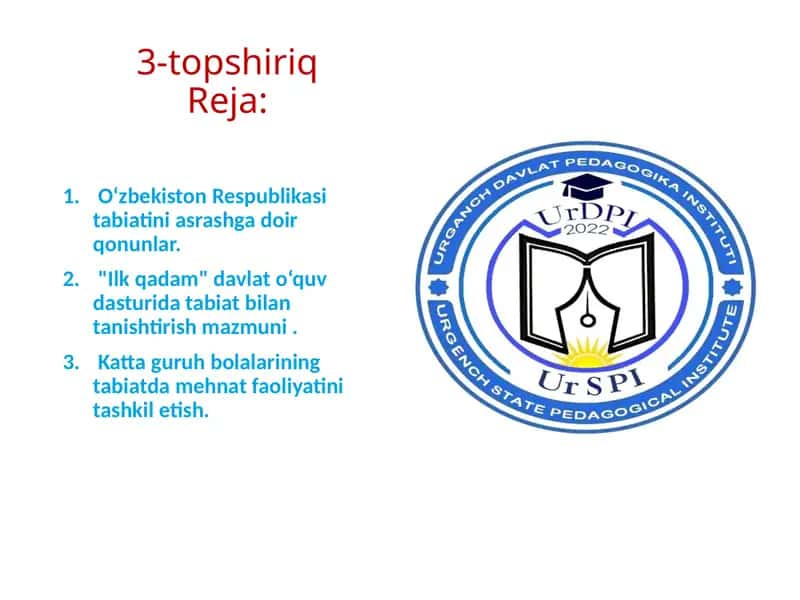 Bolalarni tabiat bilan tanishtirish 1