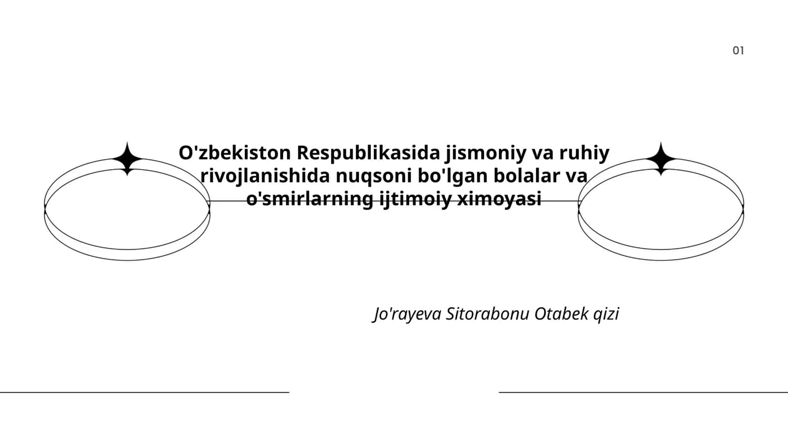 Maxsus ta'lim muassasalari tashkil etilishi 1