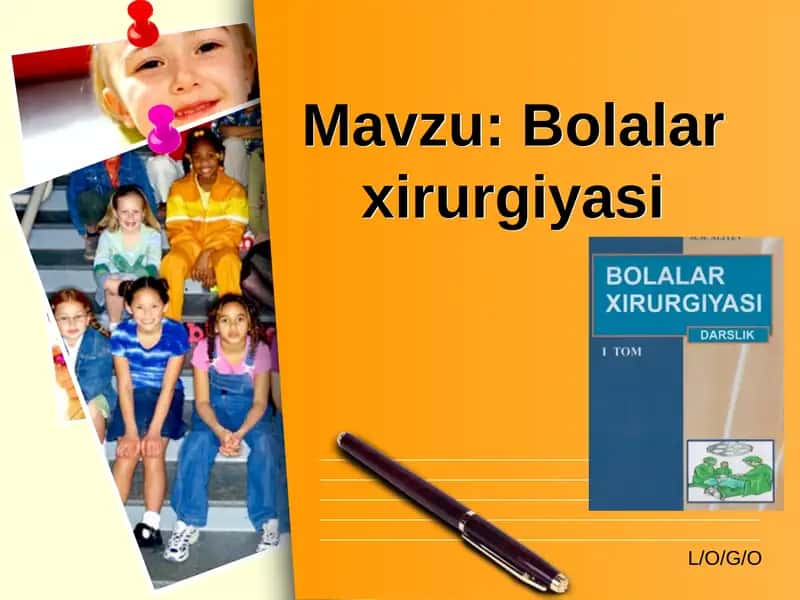 Bolalar xirurgiyasi 1