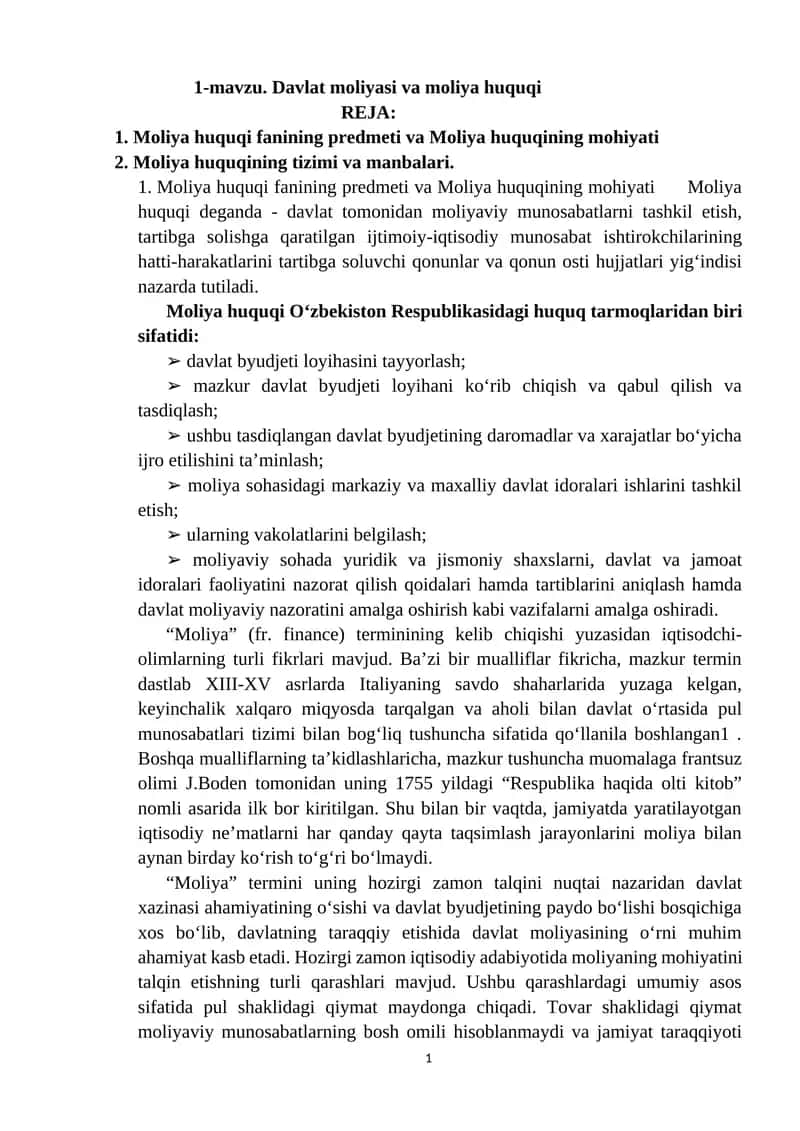 Moliya huquqi 1