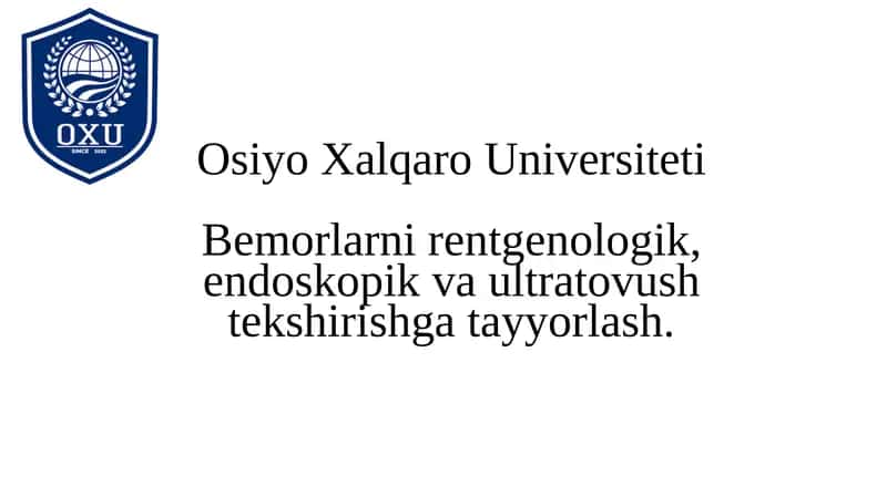 Endoskopik va ultratovush tekshirish 1