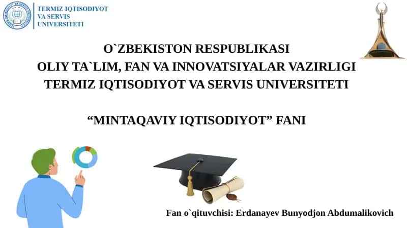 Mintaqalarda sanoat tarmog’ini rivojlanishi 1