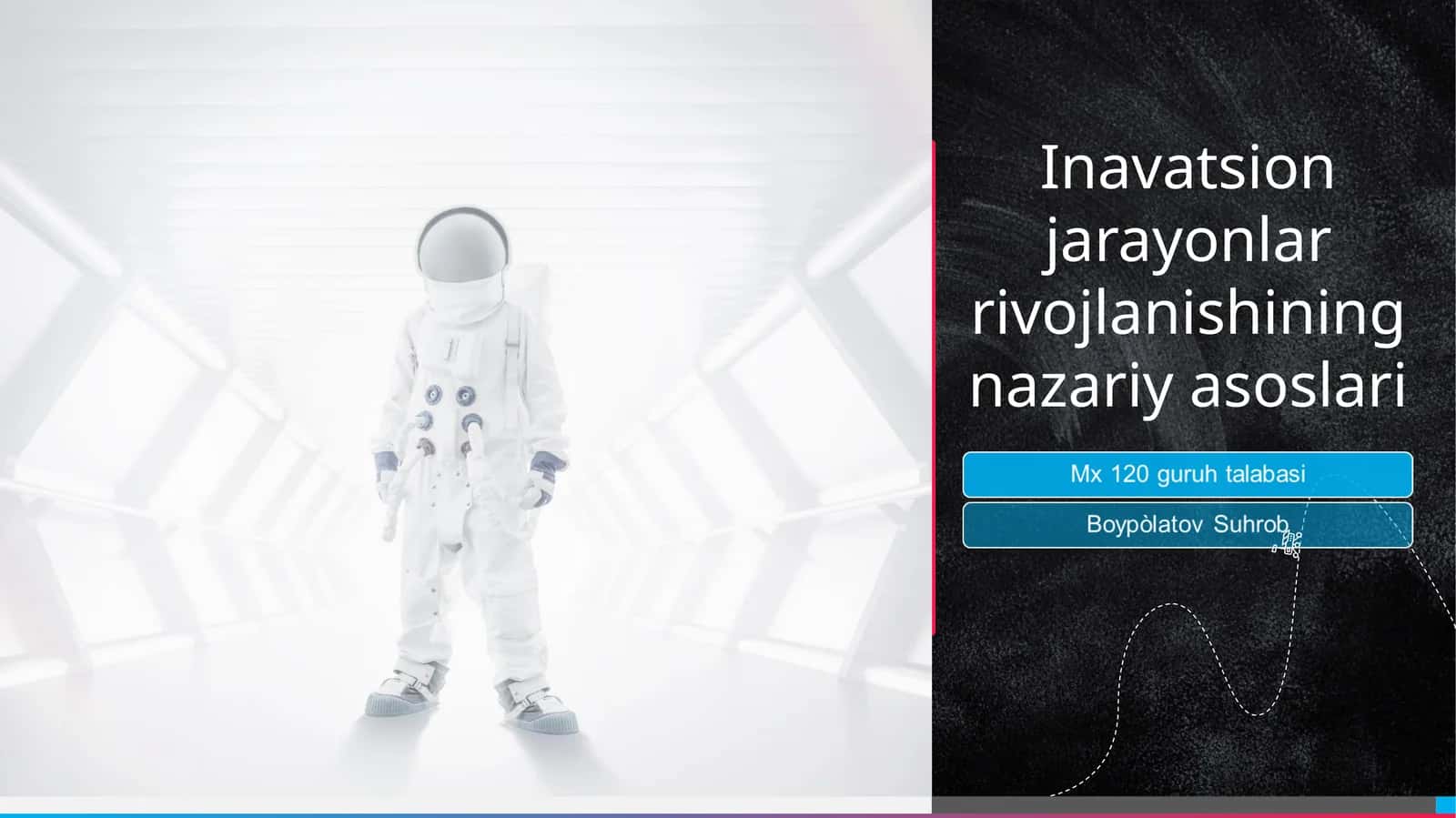 Inavatsion jarayonlar rivojlanishining nazariy asoslari 1
