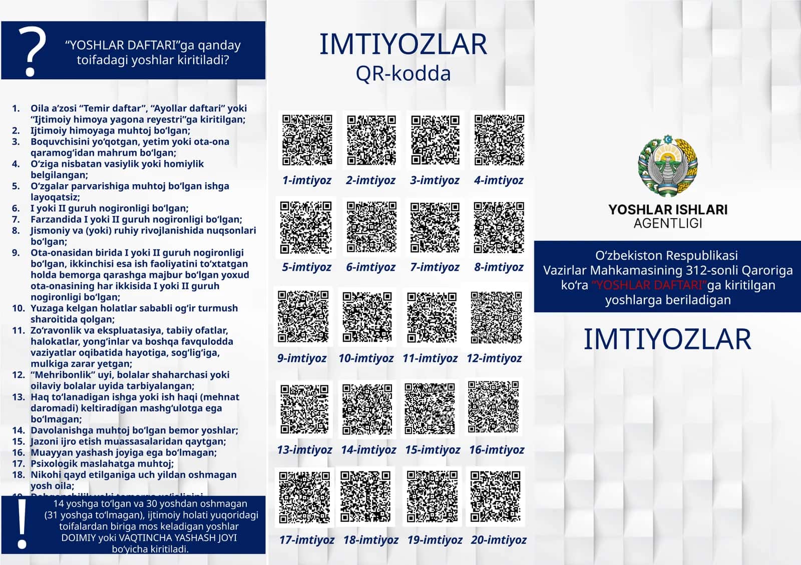 YOSHLAR DAFTARI 1