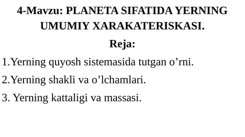 YERNING UMUMIY XARAKTERISKASI 1