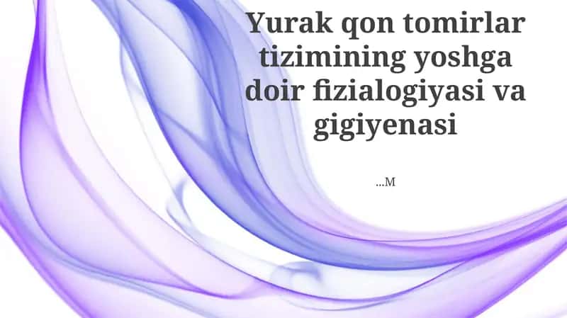 Yurak-qon tomir tizimi 1