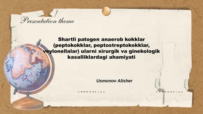 Shartli patogen anaerob kokklar 1