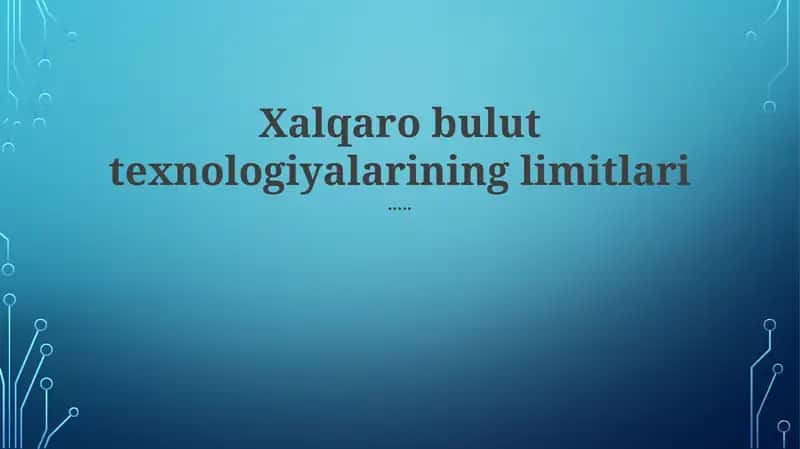 Narxi va murakkabligi 1