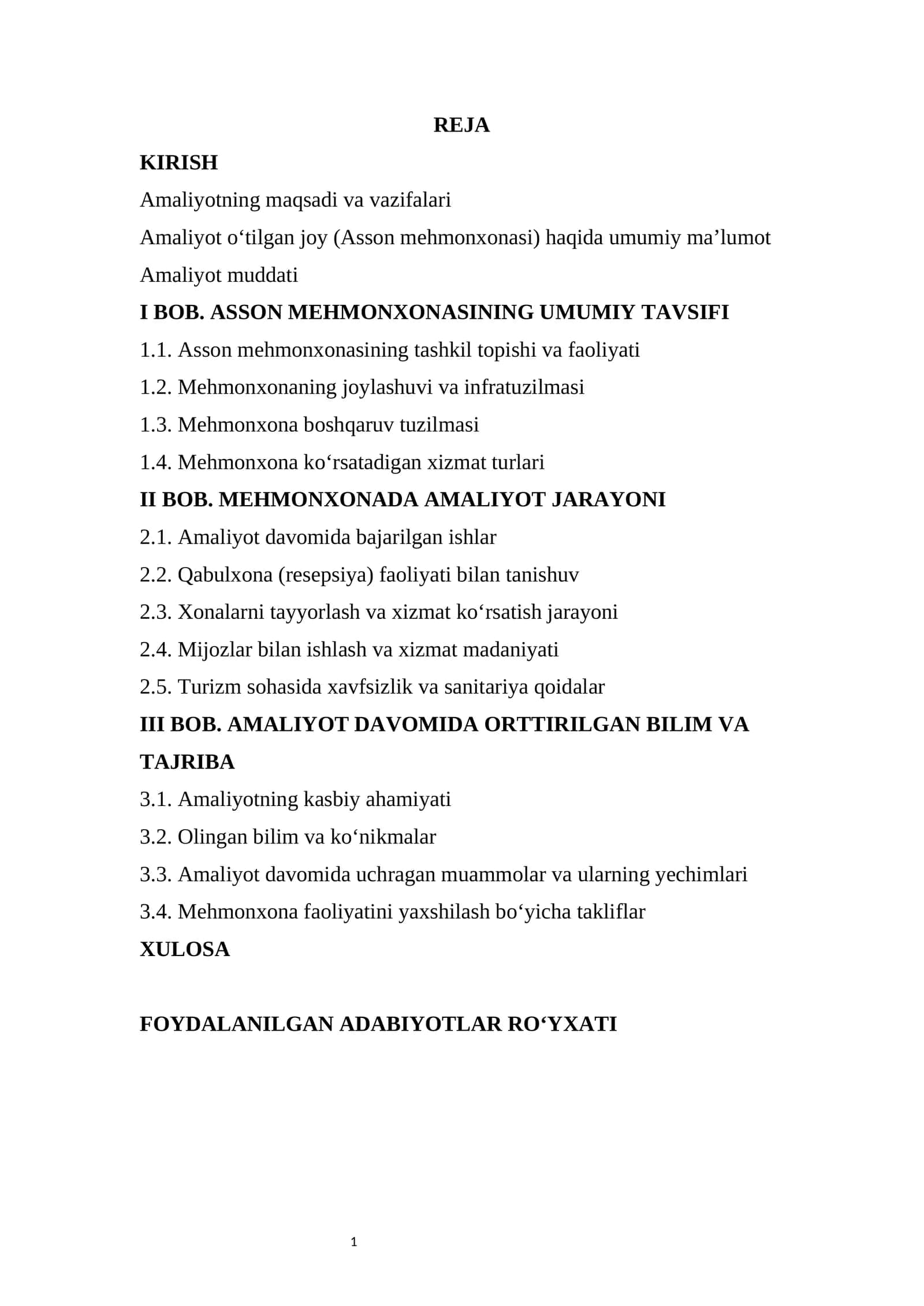 ASSON MEHMONXONASI FAOLIYATI 1