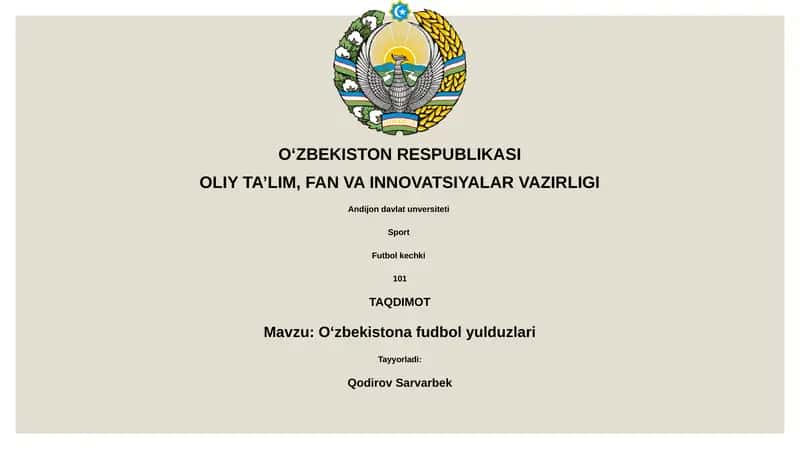 O'zbekistona fudbol yulduzlari 1