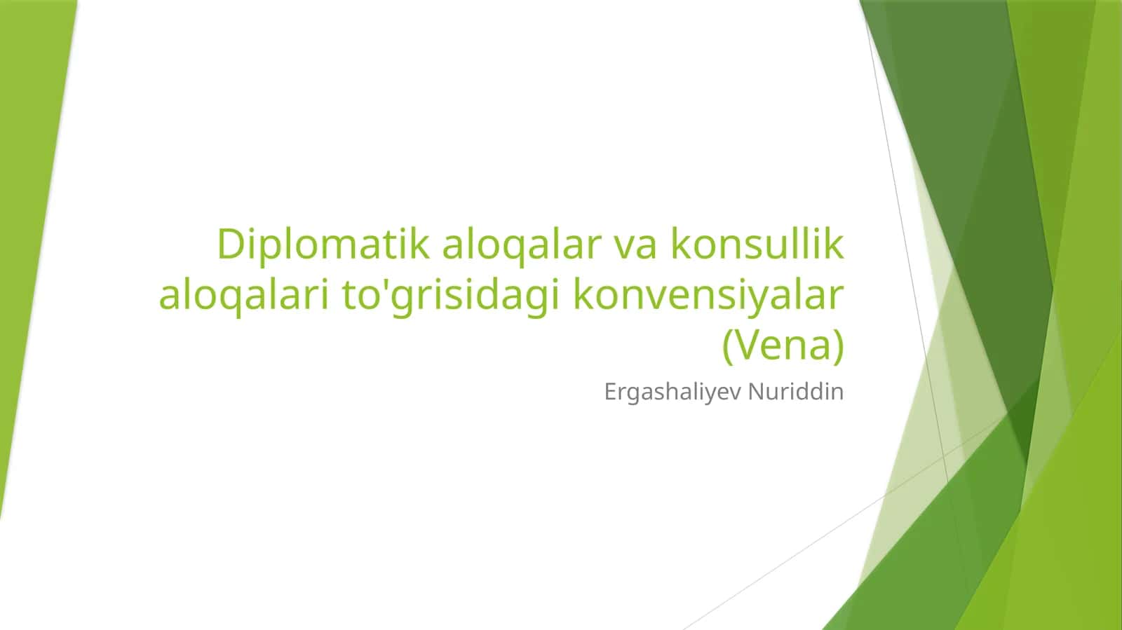 XALQARO KONVENSIYALAR 1