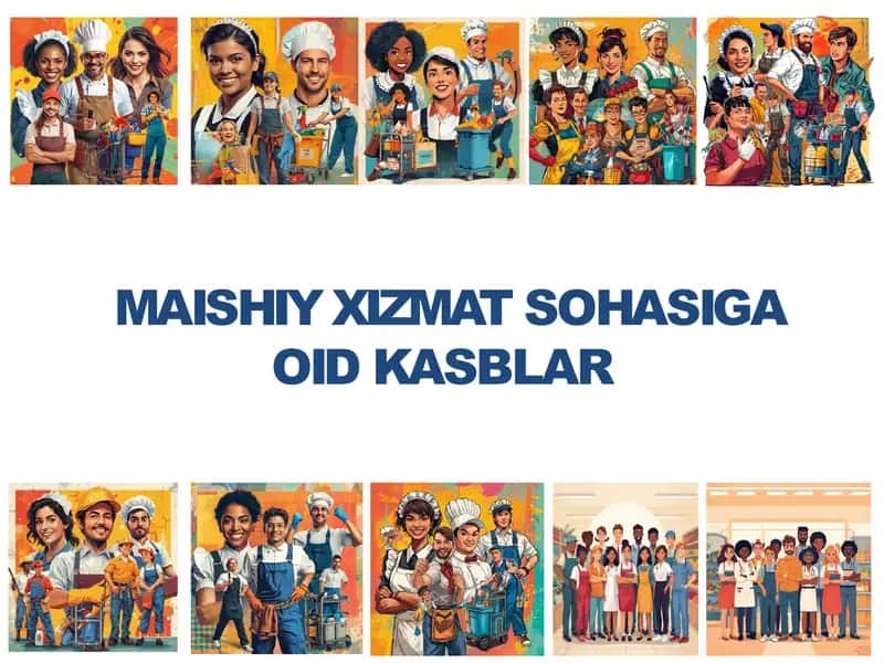 Maishiy xizmat koʻrsatish sohasiga oid kasblar. 1