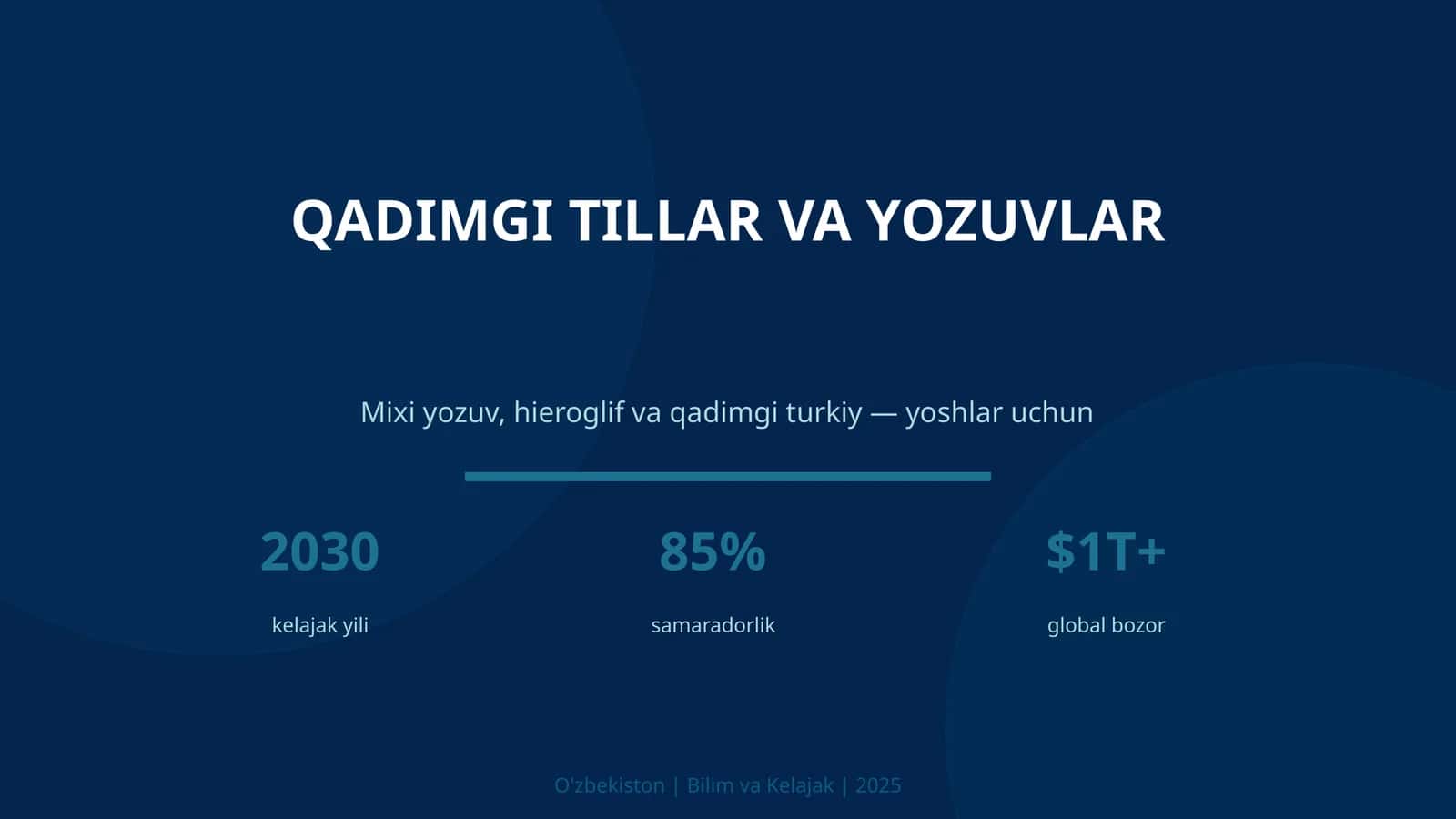 Qadimgi tillar va yozuvlar 1
