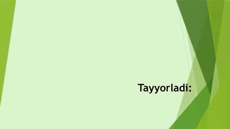 Taqdimot. Xalqaro baholash tadqiqotlarni tashkil etish va oʻtkazish oʻziga xos metodikasi 1