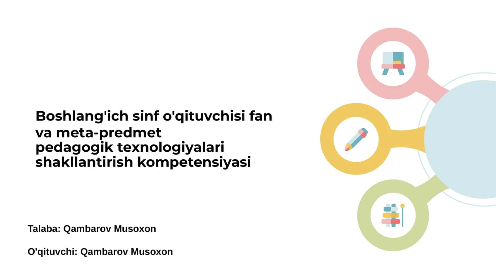 Zamonaviy pedagogik yondashuvlar 1