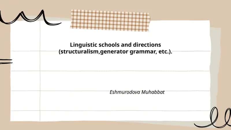 Saussurean Structuralism 1