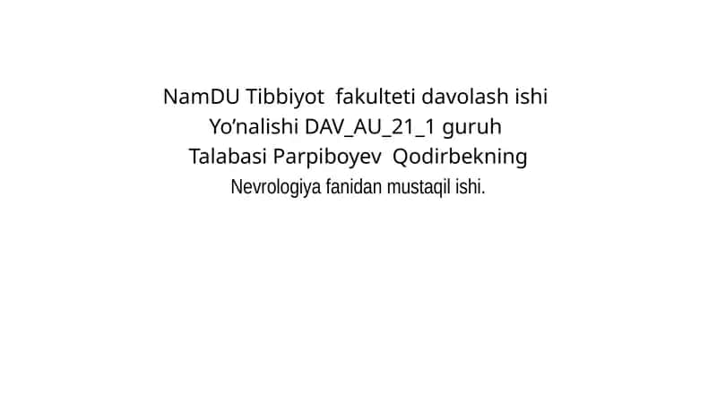 1 va 2 juft nerflar 1