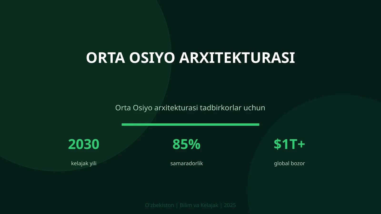 ORTA OSIYO ARXITEKTURASI 1