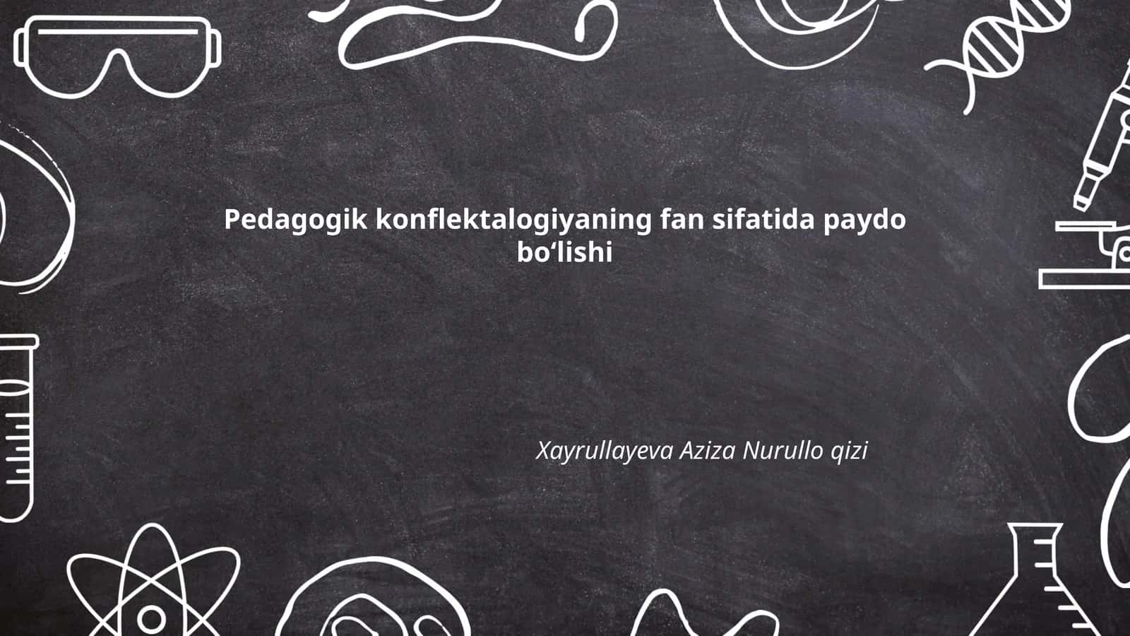 Pedagogik konflektalogiyani tushunish 1