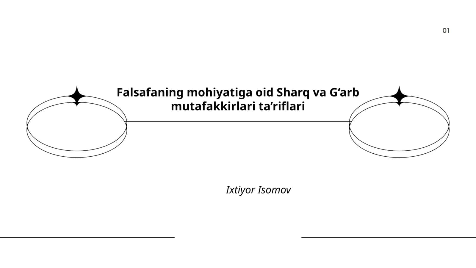 Falsafaning mohiyatiga oid Sharq va G‘arb mutafakkirlari ta’riflari 1