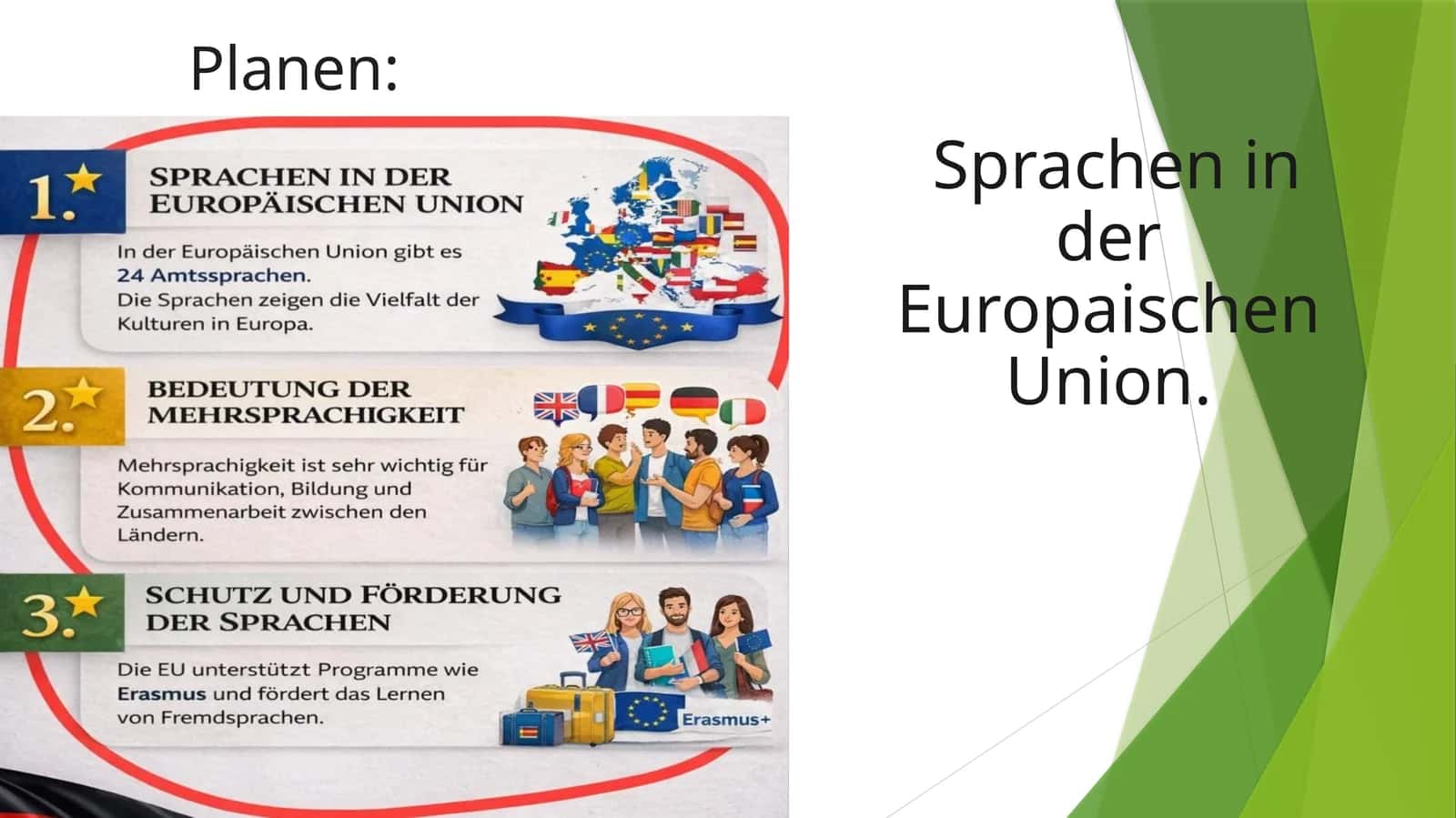 Sprachen in der Europäischen Union 1