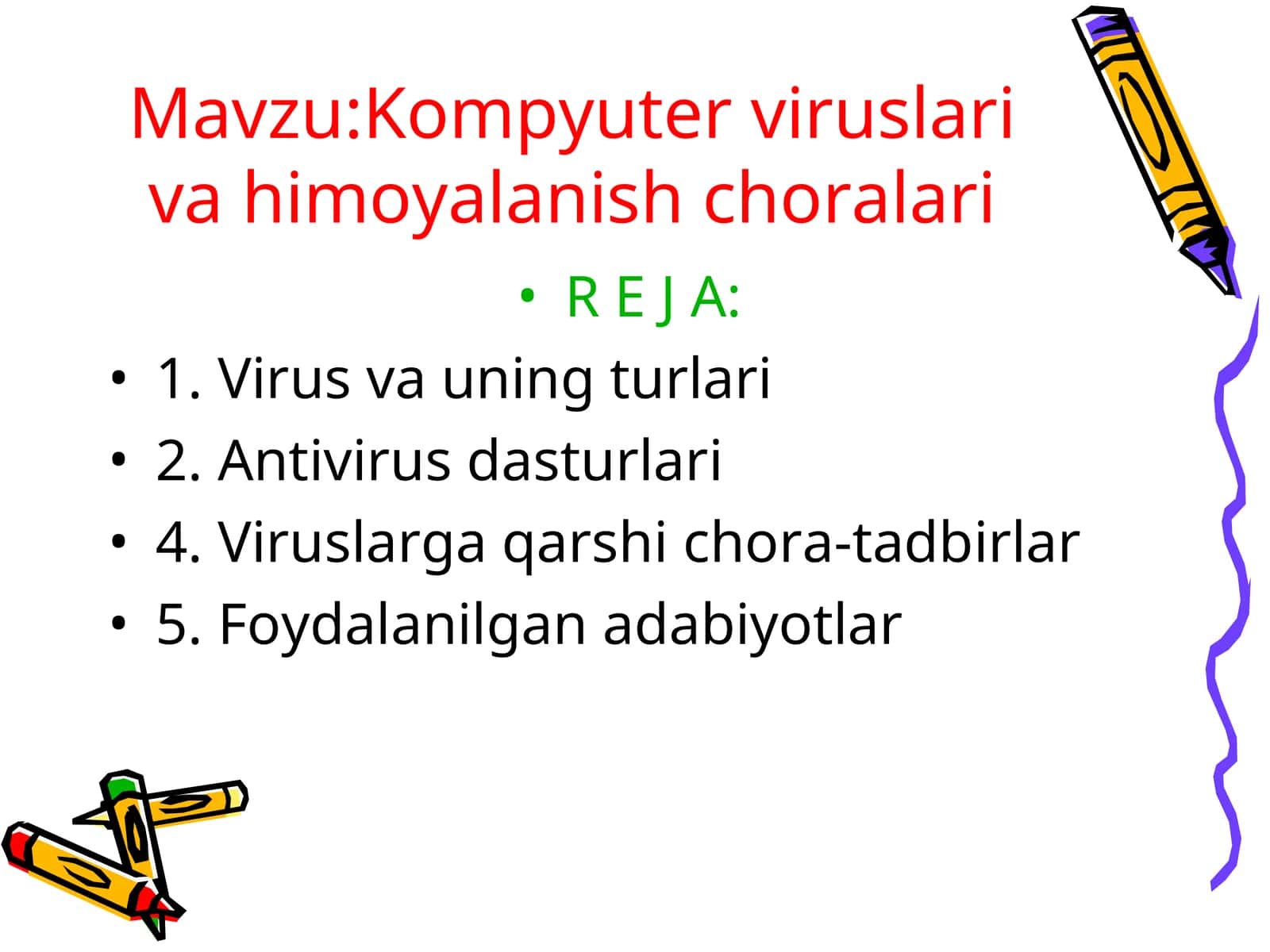 Kompyuter viruslari va himoyalanish choralari 1